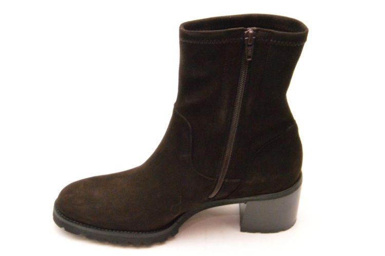 brunate effen + strech + rits (58344) - Schoenen New Van Herck (Turnhout)