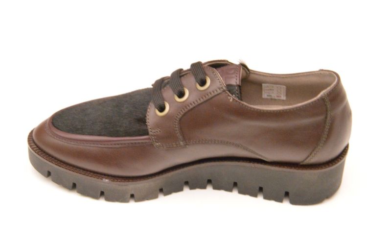 DL Sport geklede veterschoen+ pony haar (7178) - Schoenen New Van Herck (Turnhout)