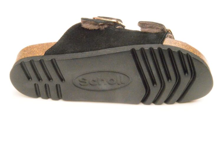 Scholl + gespen + 100% lammsvel (F31843 josephine) - Schoenen New Van Herck (Turnhout)