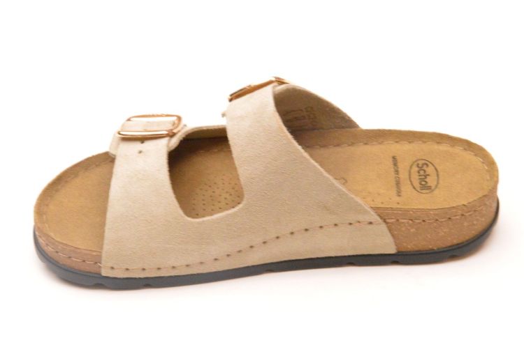 Scholl kurkvoetbed + 2 gespen (F32609 bora 2 buckles) - Schoenen New Van Herck (Turnhout)