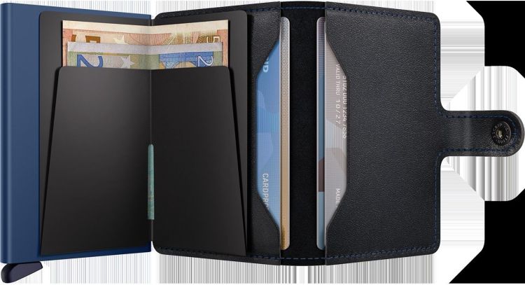 Secrid cardhouder (M miniwallet original black navy) - Schoenen New Van Herck (Turnhout)