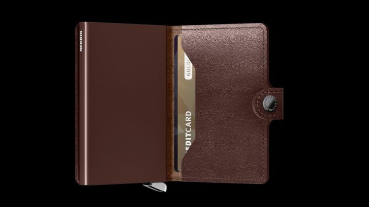 Secrid cardhouder (M miniwallet original chocolate) - Schoenen New Van Herck (Turnhout)