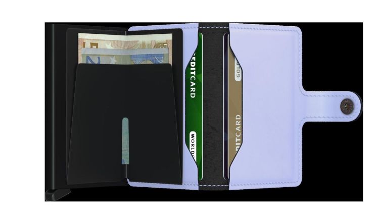 Secrid cardhouder (MM miniwallet Matte lilac black) - Schoenen New Van Herck (Turnhout)