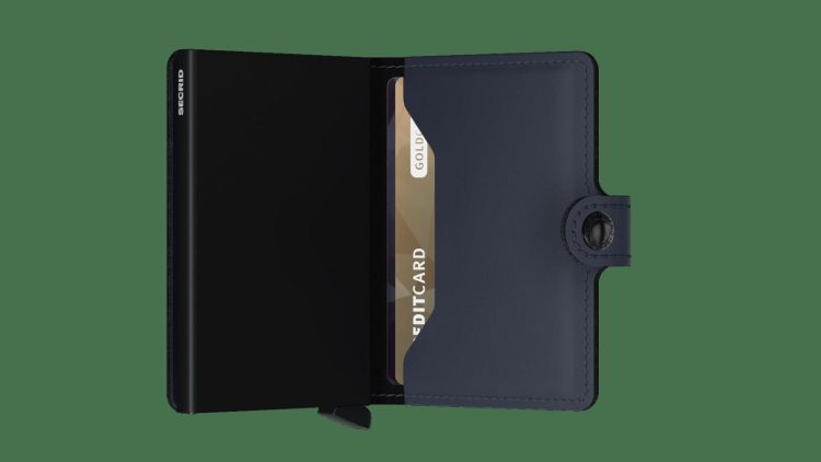 Secrid cardhouder (MM miniwallet matte night blue) - Schoenen New Van Herck (Turnhout)