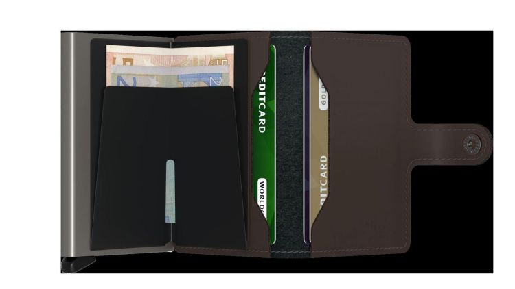 Secrid cardhouder (MM miniwallet matte truffle) - Schoenen New Van Herck (Turnhout)