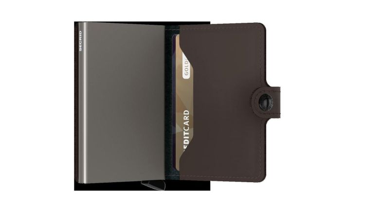 Secrid cardhouder (MM miniwallet matte truffle) - Schoenen New Van Herck (Turnhout)