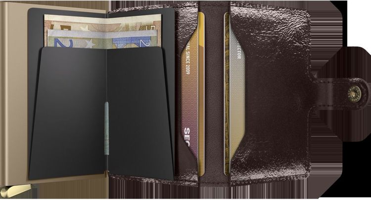 Secrid cardhouder (MNa miniwallet naplak mahony) - Schoenen New Van Herck (Turnhout)