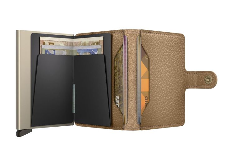 Secrid cardhouder (MPE miniwallet pebble cappuccino) - Schoenen New Van Herck (Turnhout)