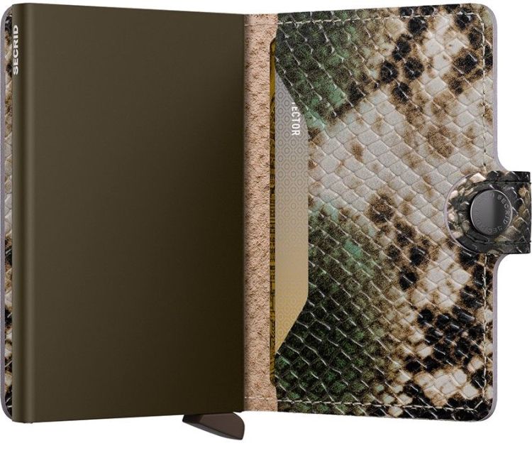 Secrid cardhouder (MSE miniwallet serpent green) - Schoenen New Van Herck (Turnhout)