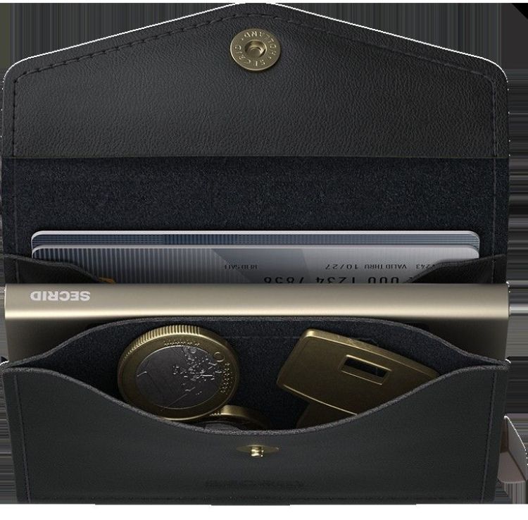 Secrid cardhouder + muntzakje (EOr envelope wallet original black) - Schoenen New Van Herck (Turnhout)