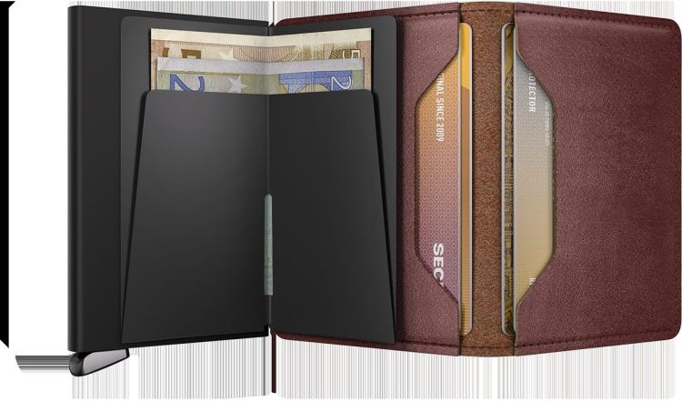 Secrid cardhouder (SBc slimwallet basco brown) - Schoenen New Van Herck (Turnhout)