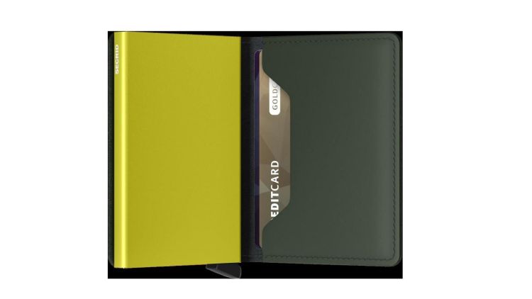 Secrid cardhouder (SM slimwallet matte green lime) - Schoenen New Van Herck (Turnhout)