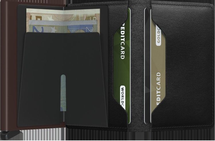 Secrid cardhouder (SO slimwallet original black brown) - Schoenen New Van Herck (Turnhout)