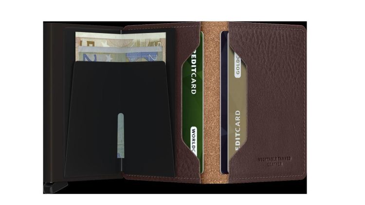 Secrid cardhouder (SO slimwallet original chocolate) - Schoenen New Van Herck (Turnhout)