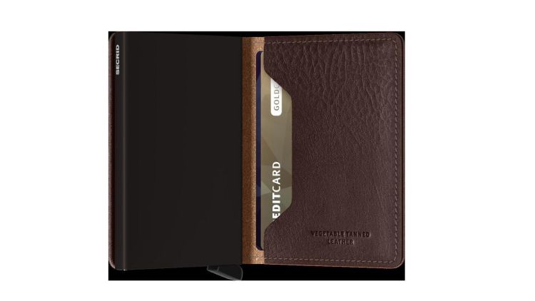 Secrid cardhouder (SO slimwallet original chocolate) - Schoenen New Van Herck (Turnhout)